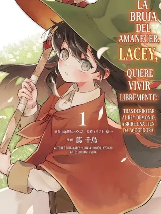Portada de La bruja del amanecer, Lacey, quiere vivir libremente: tras derrotar al Rey Demonio, abriré una tienda acogedora - Manhwa sin censura - ToonDeseo