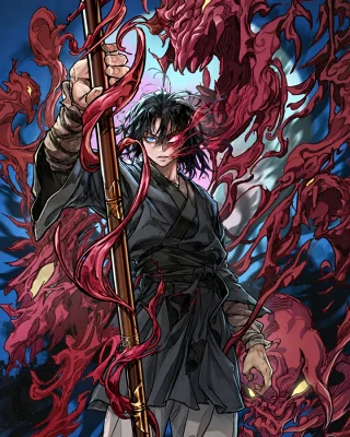 Portada de Demonio de la lanza inigualable - Manhwa sin censura - ToonDeseo